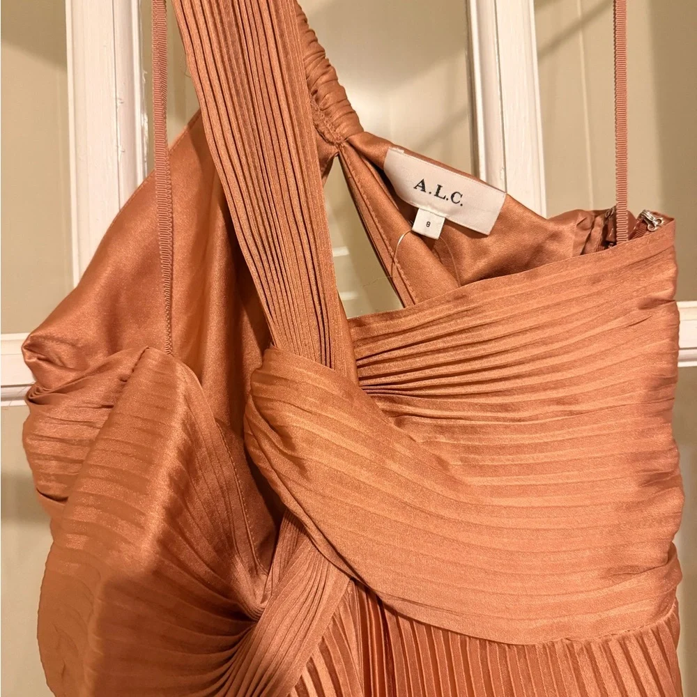 NWT ALC Nessa one shouldered gown - Picture 3 of 7